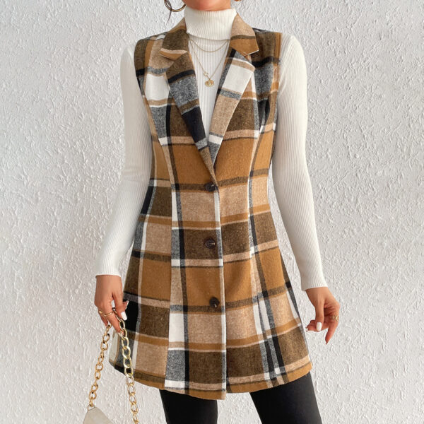Fall Winter Fashion Personality Women's Sleeveless Dress - Image 2