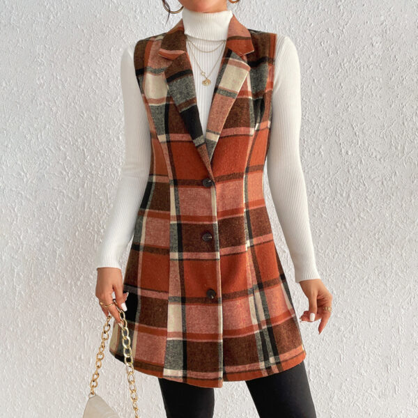Fall Winter Fashion Personality Women's Sleeveless Dress - Image 4