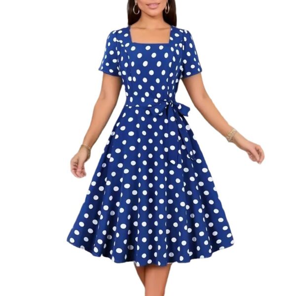 Waist Covering Belly Dress Women's Slim Fit Slimming - Image 2