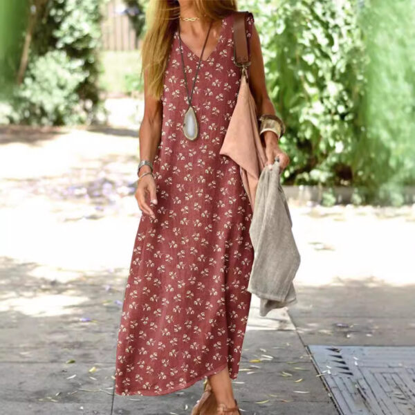 Loose White Match Dress Creative Flowers - Image 6