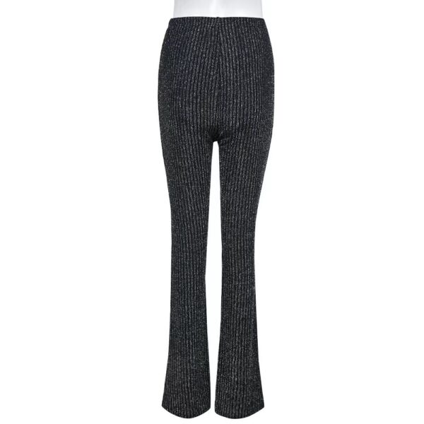 New Fashion Simple Heavy Industry Slimming Rhinestone Shiny Slim Fit Leggings - Image 6