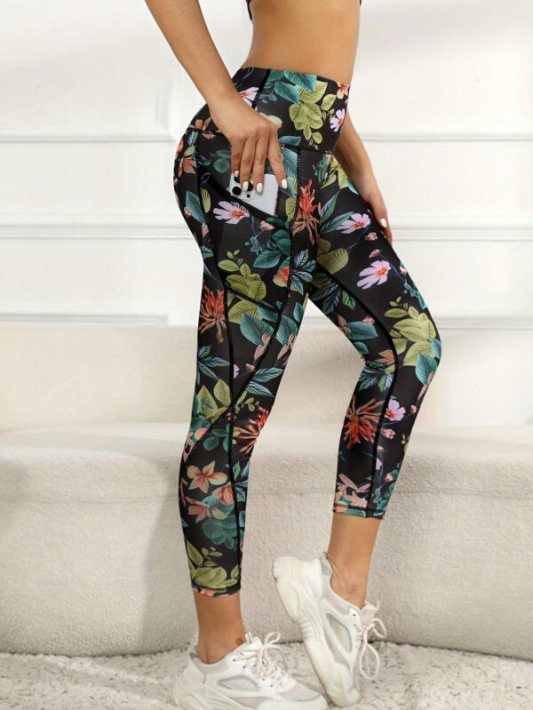 Pocket Stitching Fashion Sports Soft Yoga Pants - Image 7