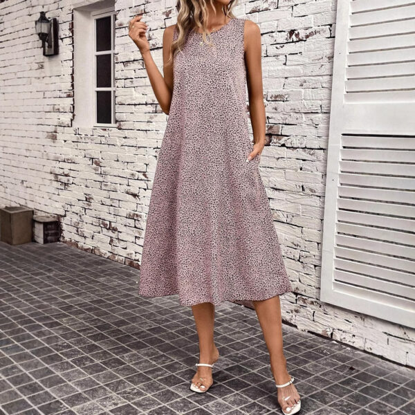 Casual Strap Floral Dress Women - Image 2