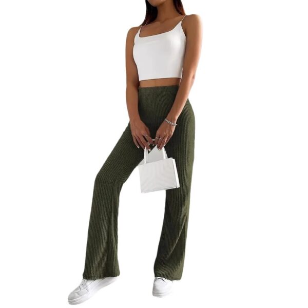 Bell-bottom Pants Women's Fashion Solid Color Casual Pants - Image 4