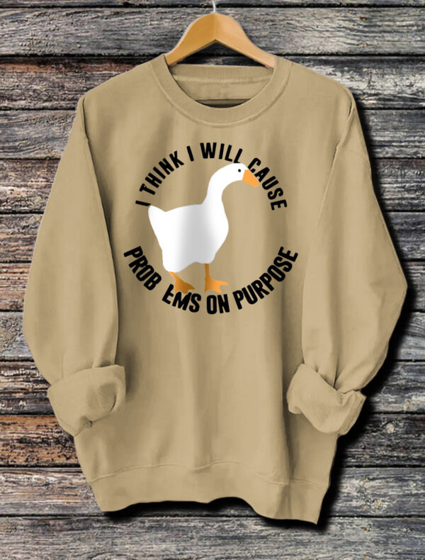 Women's Long Sleeved Printed Hoodie - Image 3