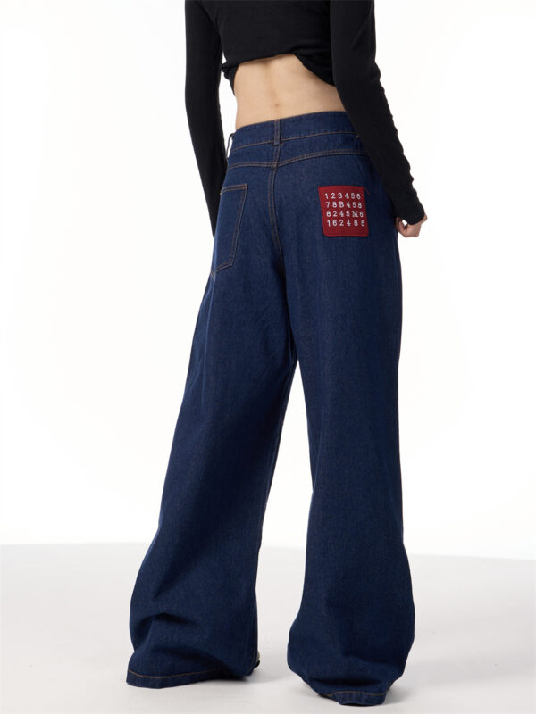 American Retro Lanyard Design Jeans - Image 7