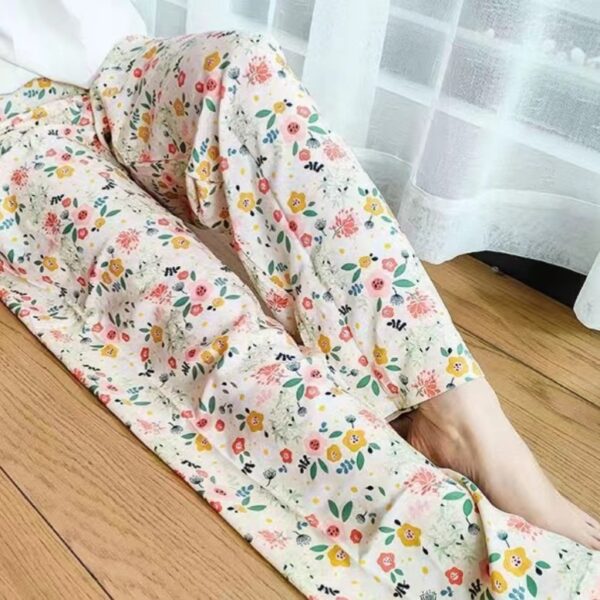 40 Cotton Silk Pajama Pants Summer Women - Image 5