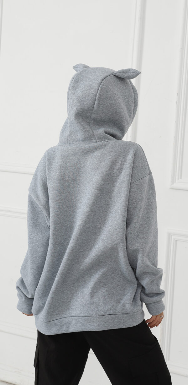 Women's Fashionable Casual Printed Long Sleeved Sweatshirt - Image 7