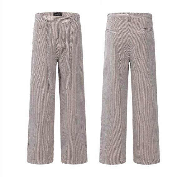 American Vintage Stripe Straight Suit Pants - Image 5