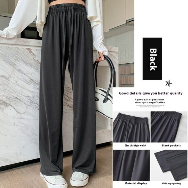 Women's Casual Loose Ice Silk Sunscreen Pants - Image 3