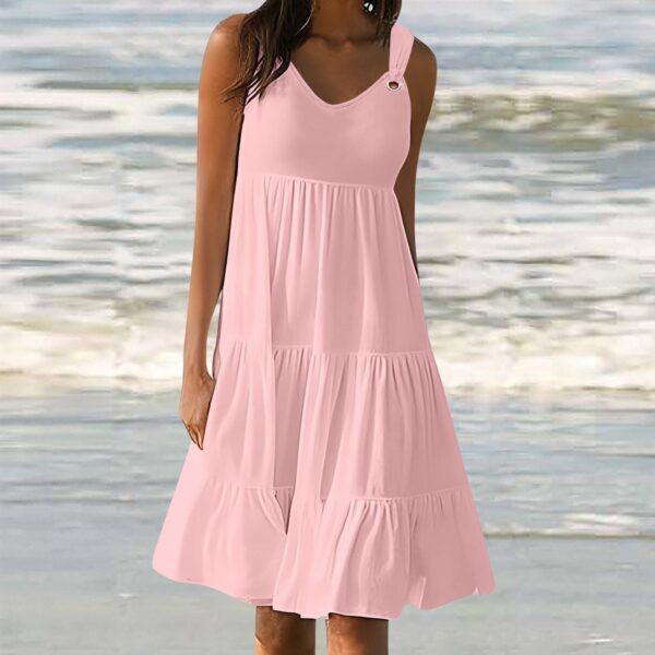 Casual Elegant Stitching Dress Women - Image 9