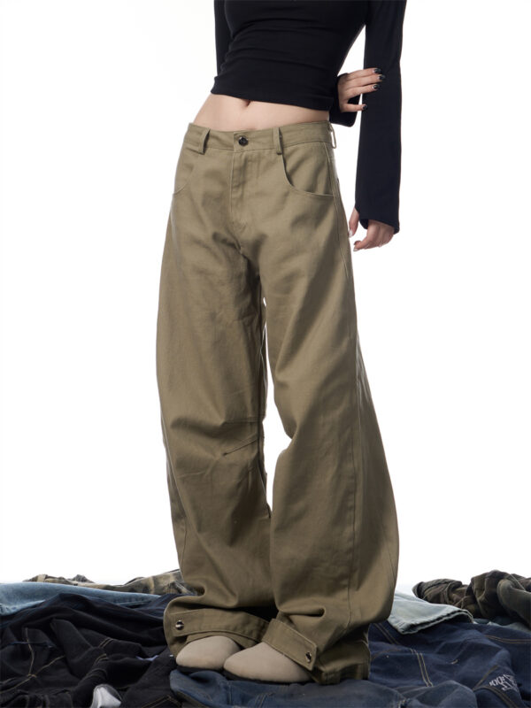 American Retro Loose Straight Casual Pants - Image 8