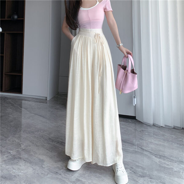 Hong Kong Style Loose Drooping Wide Leg Pants - Image 2