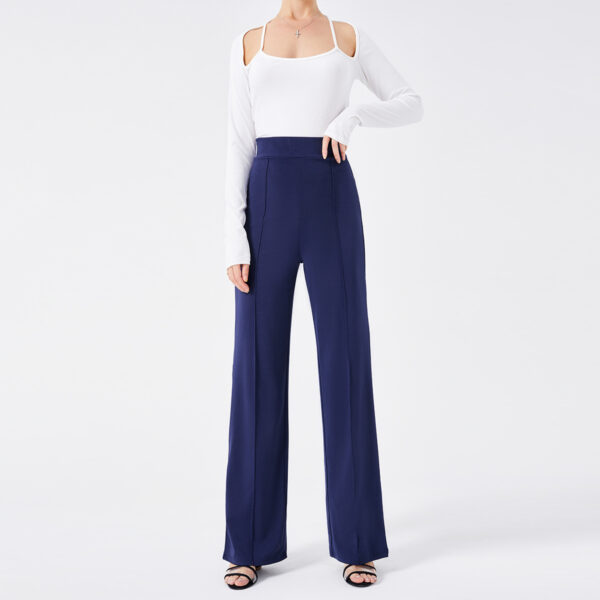 Solid Color Casual Pants Slim, High-waisted Bell Bottoms - Image 8