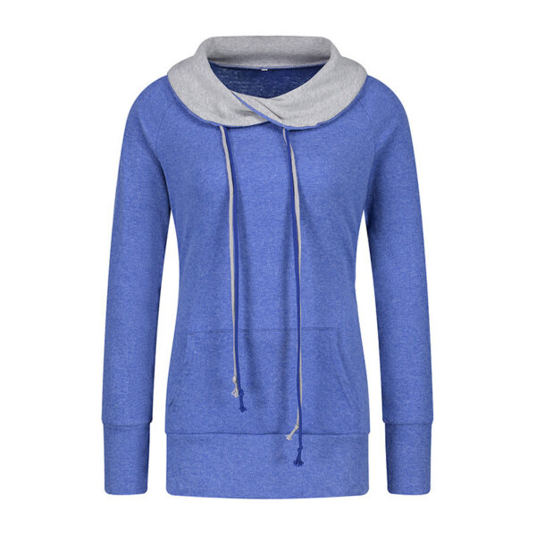 Sexy Deep V-Neck Off-Shoulder Long-Sleeved Slim Solid Color T-Shirt - Image 3
