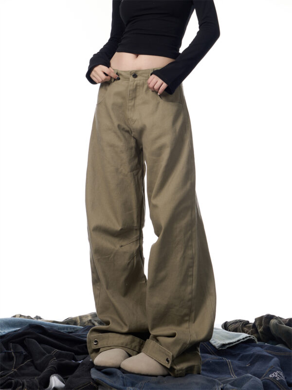 American Retro Loose Straight Casual Pants - Image 4