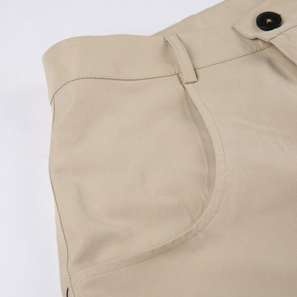 Street Print Color Contrast Loose Low Waist Casual Woven Pants - Image 8