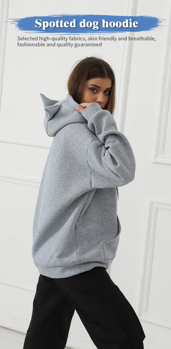 Women's Fashionable Casual Printed Long Sleeved Sweatshirt - Image 2
