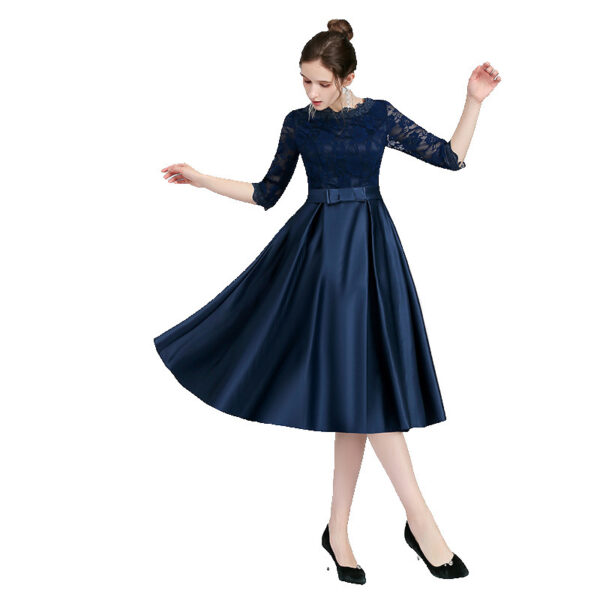 Versatile Casual Mid Length Evening Dress For Women - Image 5