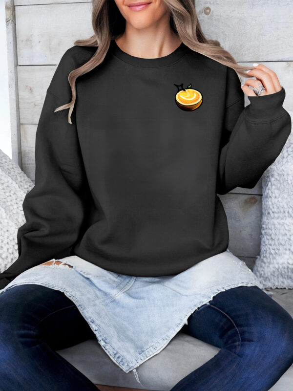 Women's Long Sleeved Printed Hoodie - Image 9