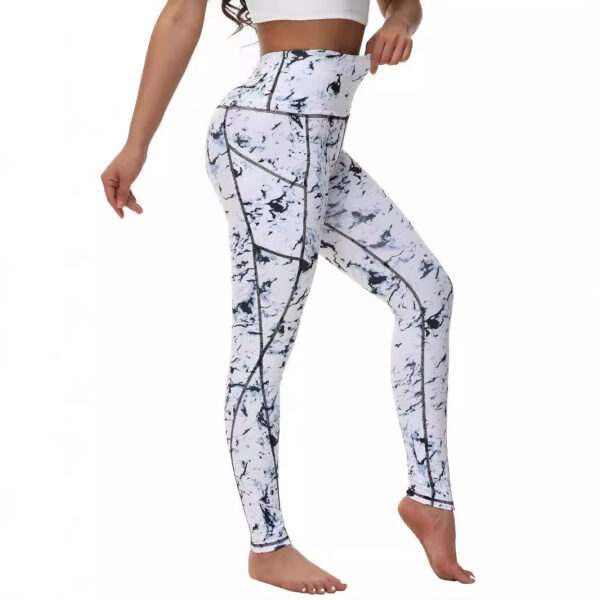 Pocket Stitching Fashion Sports Soft Yoga Pants - Image 8