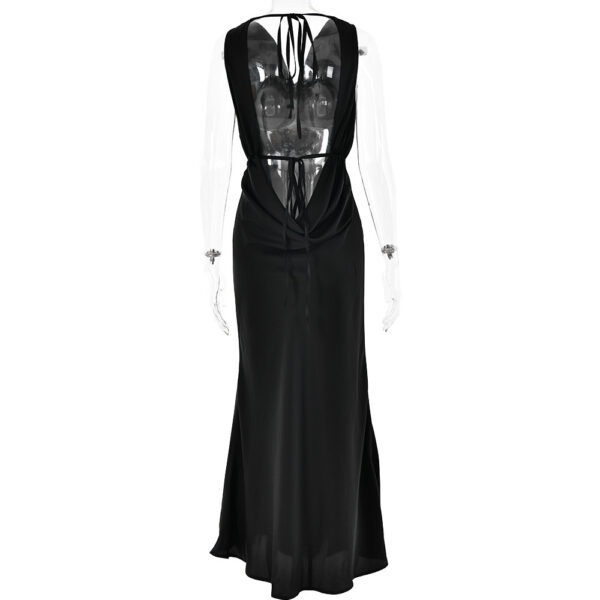 Women's Clothing Banquet Style Evening Lace Up Long Dress - Image 7