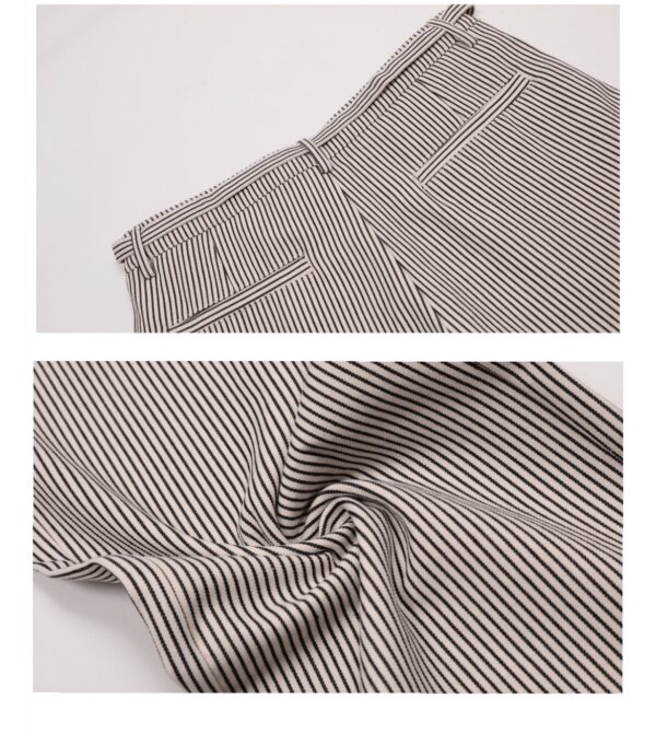 American Vintage Stripe Straight Suit Pants - Image 4