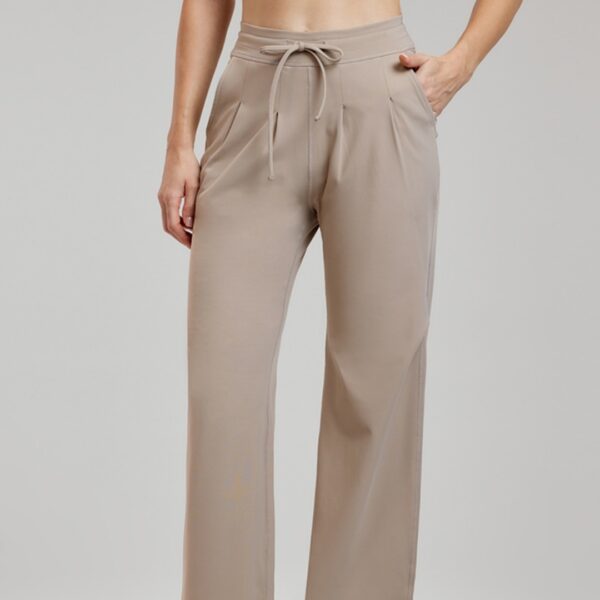 Straight Sports Female Casual Wide Leg Pants - Image 9