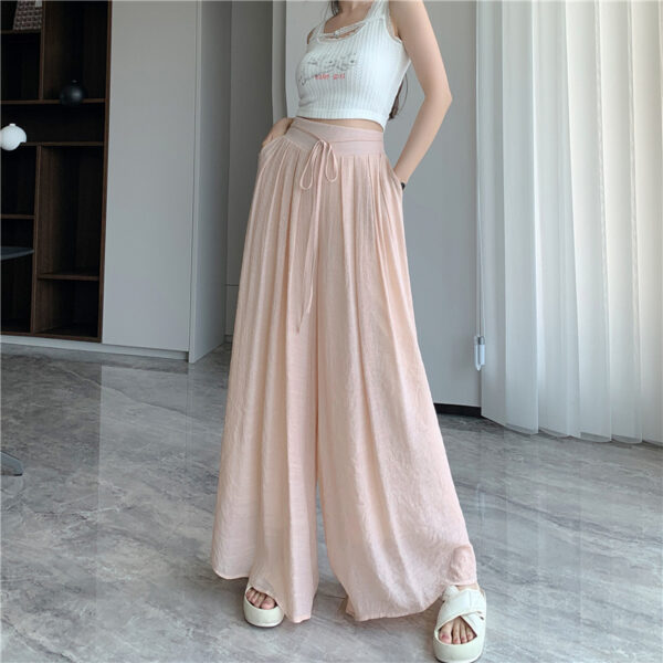Hong Kong Style Loose Drooping Wide Leg Pants - Image 4