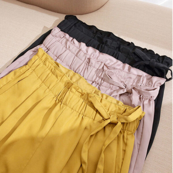 Slim Feet Cropped Tappered Harem Casual Pants - Image 8