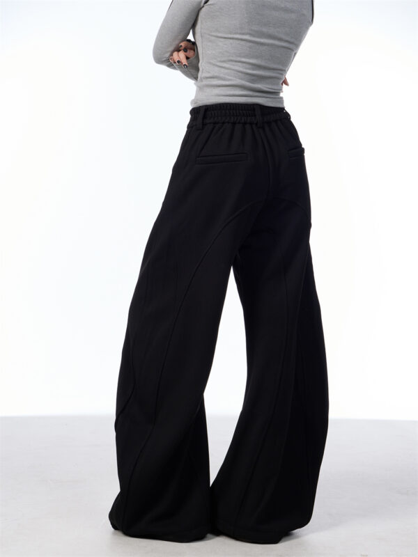 American Retro All-matching Slim Loose Draping Effect Suit Pants - Image 5