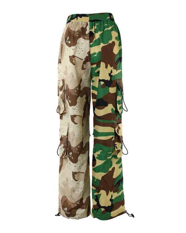 Women's Camouflage Stretch Cotton Diagonal Cloth Overalls - Image 4