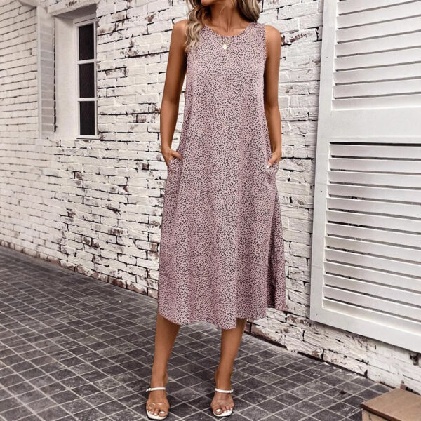Casual Strap Floral Dress Women - Image 5