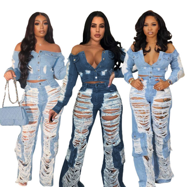 Women's Fashion Individual Casual Ripped Jeans - Image 5