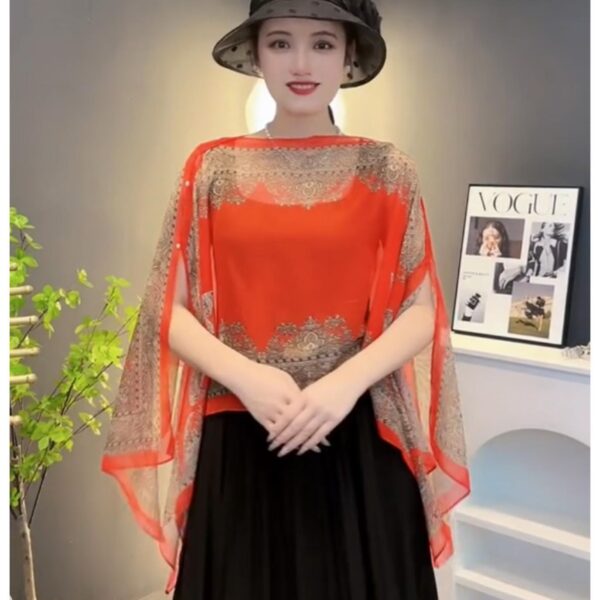 Women's Shawl Spring And Summer Loose Chiffon Waistcoat - Image 3