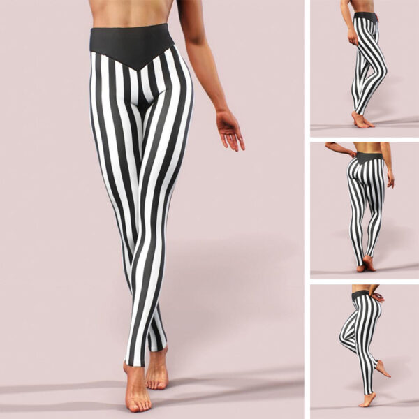 Fashion Vertical Yoga Sports Women's Pants - Image 6