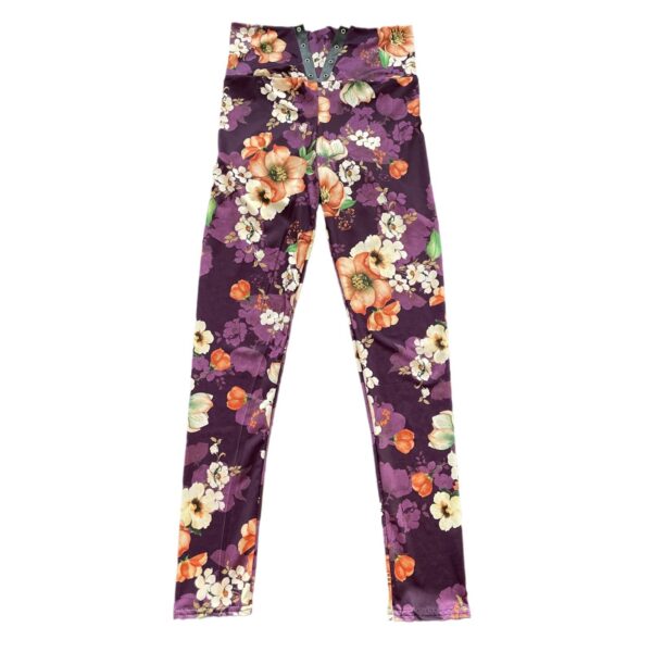 High Waist Lace-up Belly Contracting And Close-fitting Leggings - Image 7