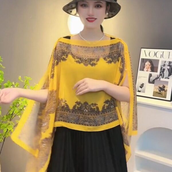 Women's Shawl Spring And Summer Loose Chiffon Waistcoat - Image 6