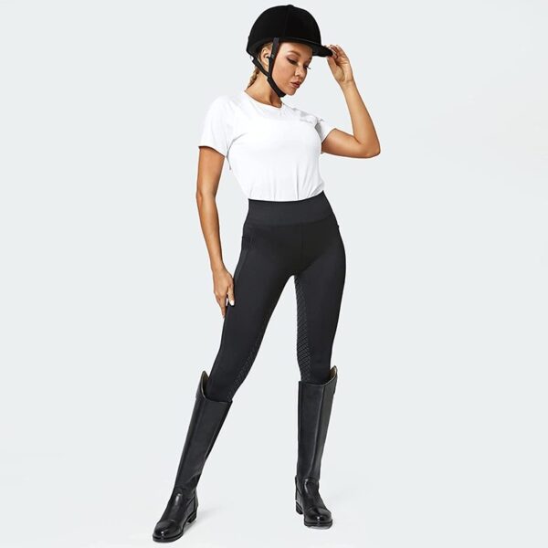 Women's Equestrian Epoxy Non-slip Tights - Image 5