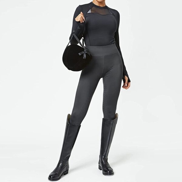 Women's Equestrian Epoxy Non-slip Tights - Image 2