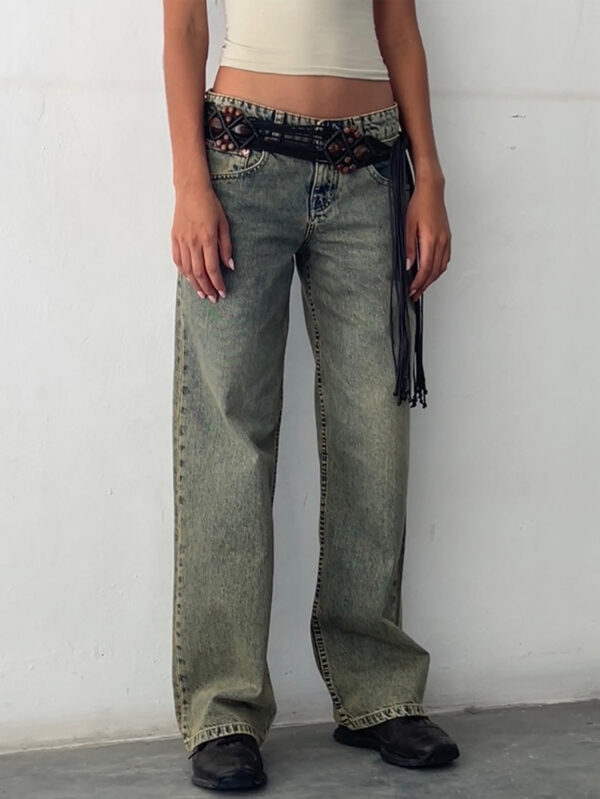 High Quality Women's Straight Jeans - Image 10