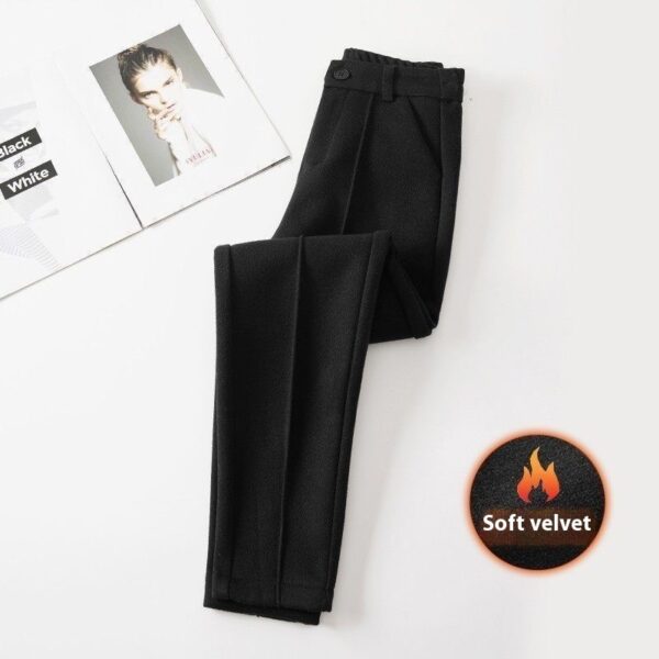 Fleece-lined Thickened Harlan Casual Outdoor Women's Warm Pants - Image 7