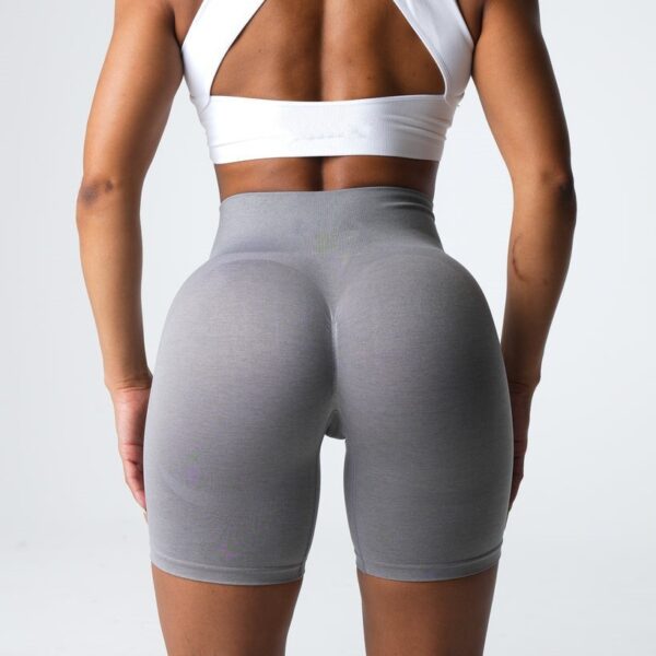 Gluteal Muscle Line Hip Raise Skinny Seamless Shorts Fitness Yoga Shorts - Image 2