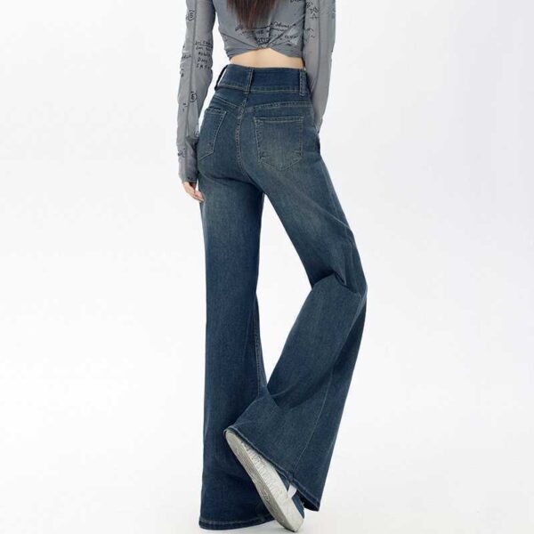 American Retro Loose Straight Wide Leg Jeans - Image 5
