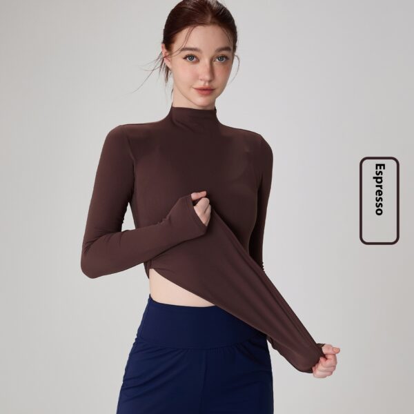 Long Sleeve Casual Slim Bottoming Shirt - Image 2