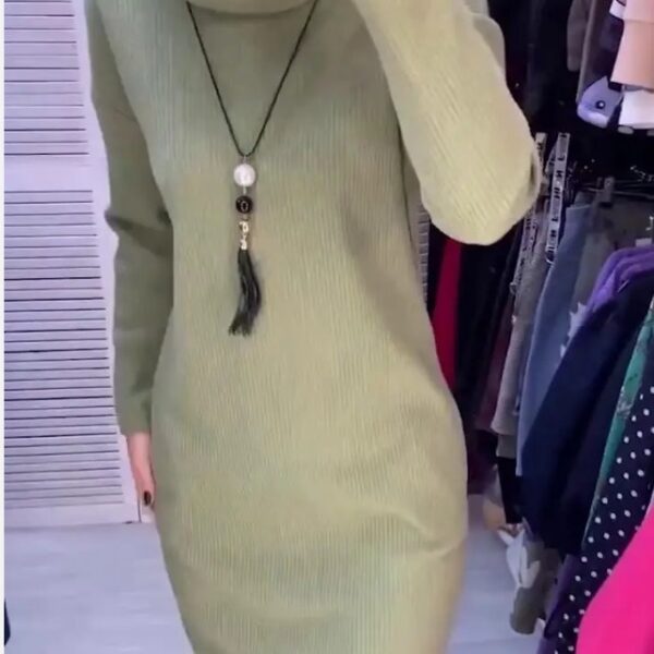 Women's Slim Fit Mid Length Dress - Image 4