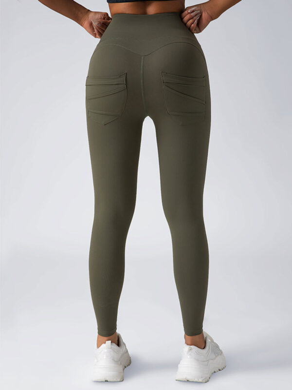 3 Pack Womens Yoga Leggings 4-Way Stretch High Waisted Tummy Control Pant With Pocket Workout Athletic Gym Casual Pants - Image 6