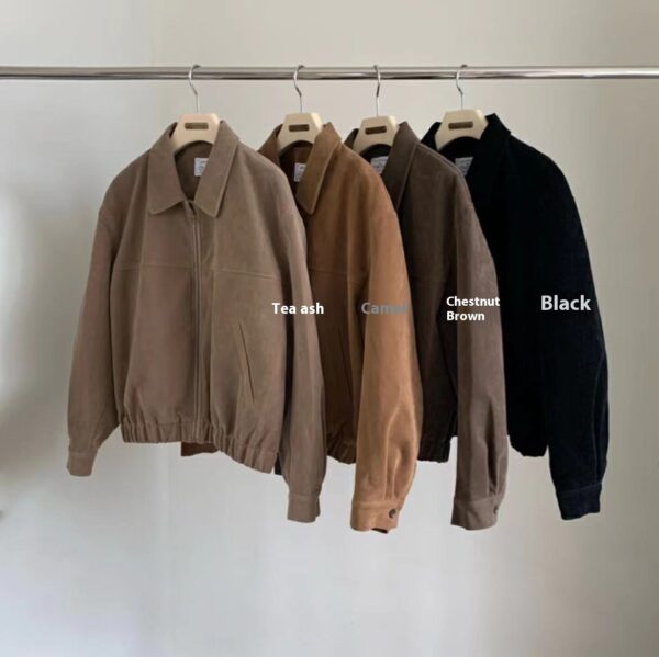 French Retro High-grade Procurement Service Of Korean Products Zipper Fur Short Coat - Image 9