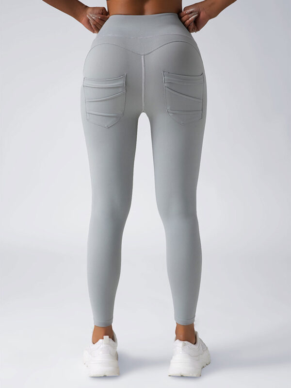 3 Pack Womens Yoga Leggings 4-Way Stretch High Waisted Tummy Control Pant With Pocket Workout Athletic Gym Casual Pants - Image 7