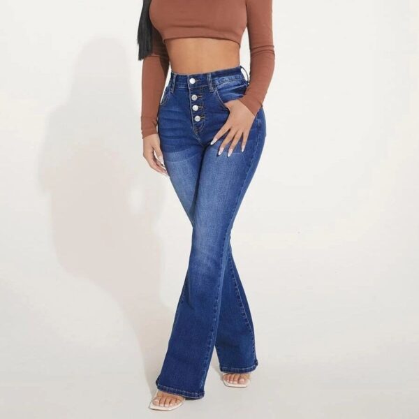 High Waist Stretch Clinch Skinny Skinny Jeans - Image 4